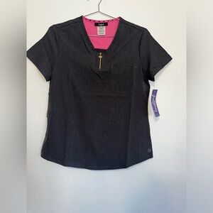 Heart soul scrub top